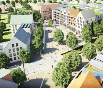Meilenstein: Nahversorgungszentrum inklusive Wohnungsbau geplant